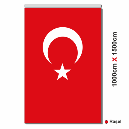 Raşel Türk Bayrağı 1000x1500 Cm