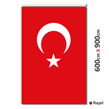 Raşel Türk Bayrağı 600x900 Cm
